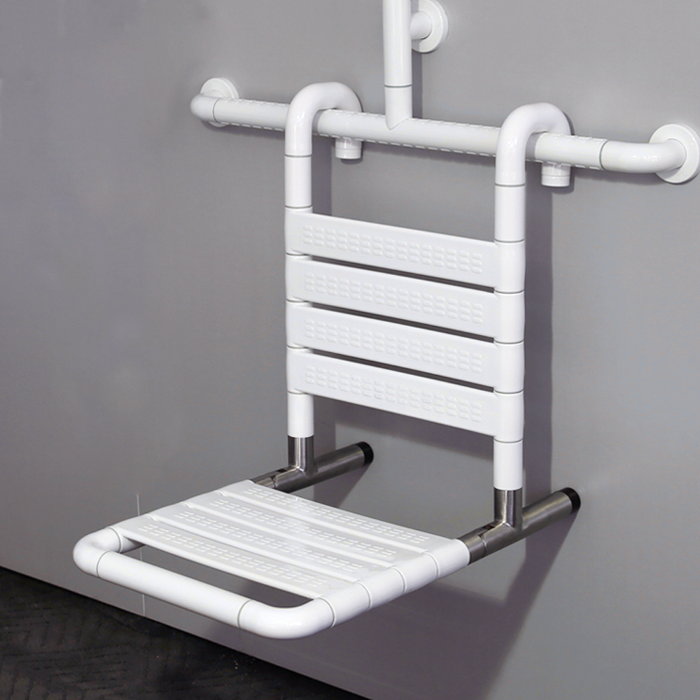 Lift-up Suspendable Shower Seat With Backrest