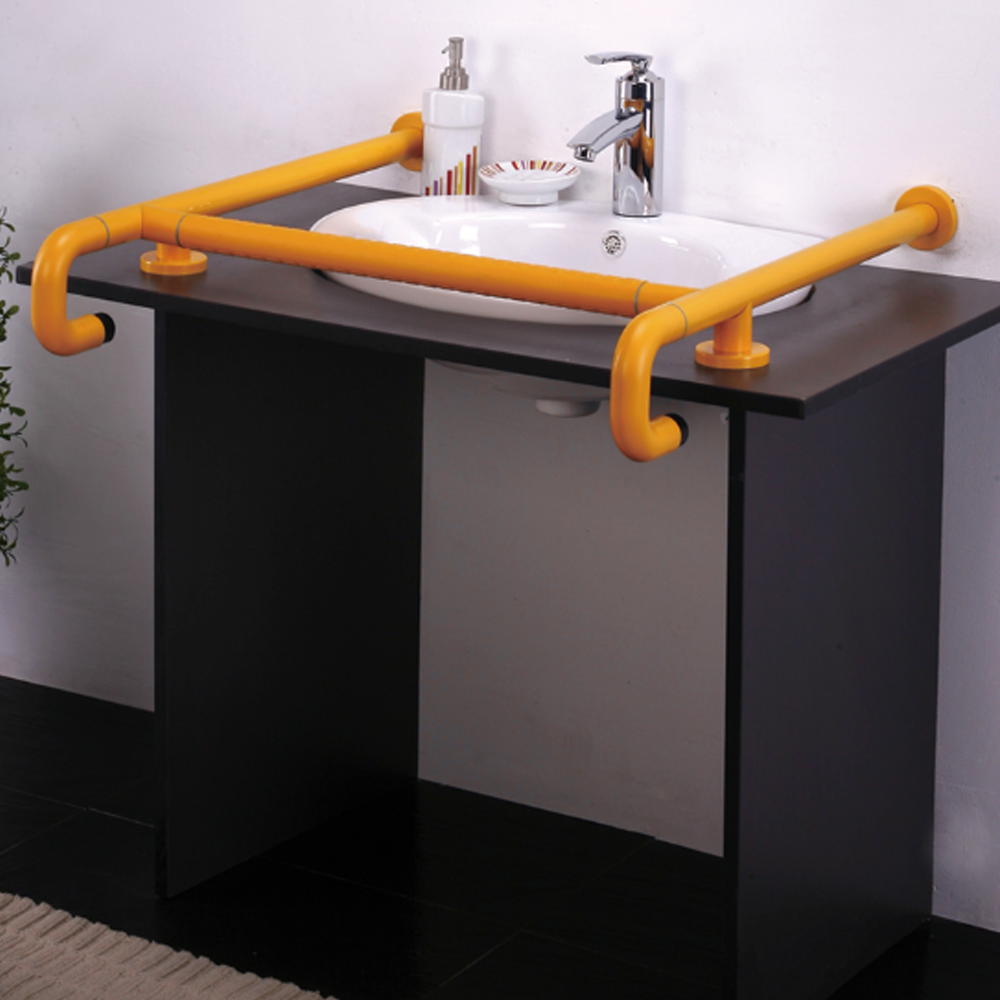 H-Shaped Washstand Support Rail