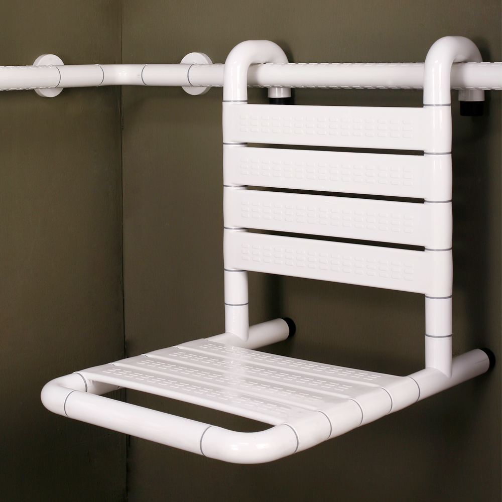 Suspendable Shower Seat With Backrest