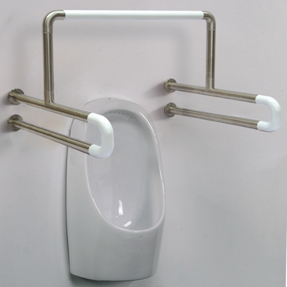 Stainless Steel and Nylon Combined  U-shaped Support Rail For Urinal