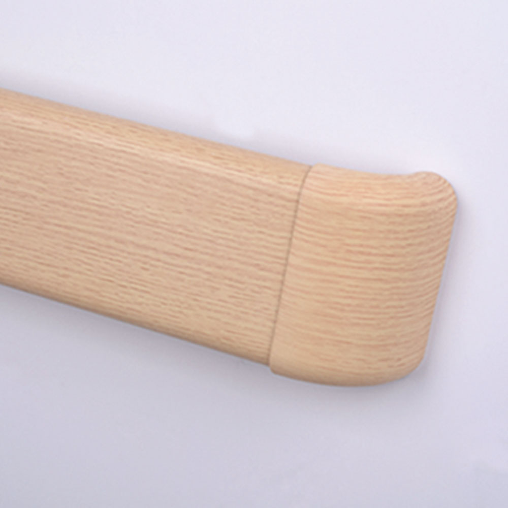 PVC 140MM Wood Color Anti-Collision Handrail